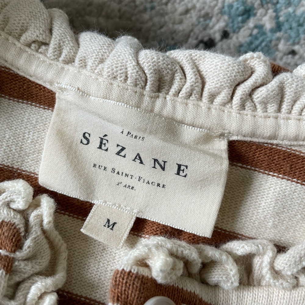 Sezane Gael Mariniere long sleeve top - Picture 4 of 6